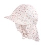 BABY GIRL-cap with visor,frill 64500-159700 | wollweiß-blümchen (38)