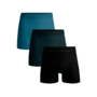 Boys 3-Pack Boxer Shorts Solid | Black/Blue