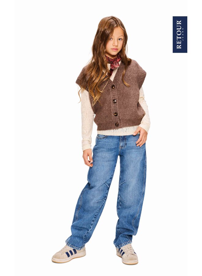 RJG-063-300 Pippa | medium indigo denim 5003 (W26)