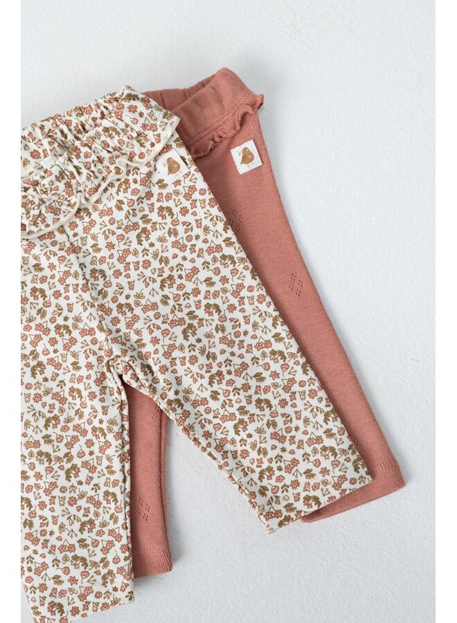 Legging pointelle rib - Fall in Love 52202574 | Roze (150)