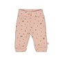 Broek pointelle rib AOP - Fall in Love 52202572 | Roze melange (190)