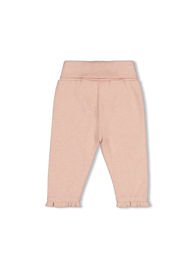 Broek rib - Fall in Love 52202571 | Roze melange (190)
