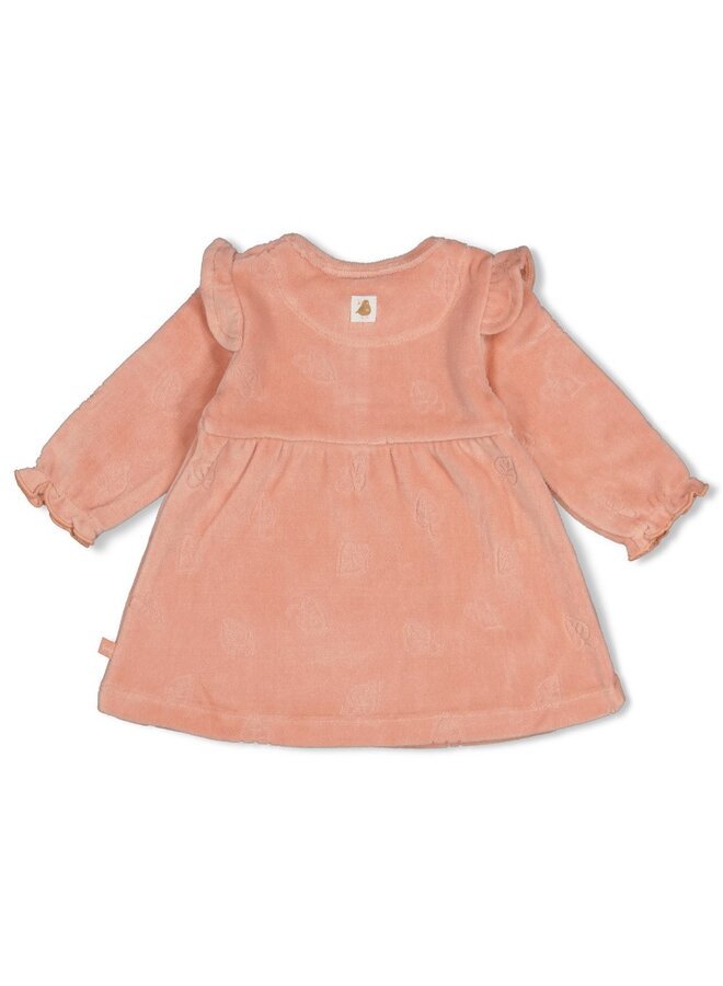 Jurk velours AO - Fall in Love 51400591 | Roze (150)