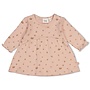 Jurk pointelle rib AOP - Fall in Love 51400590 | Roze melange (190)