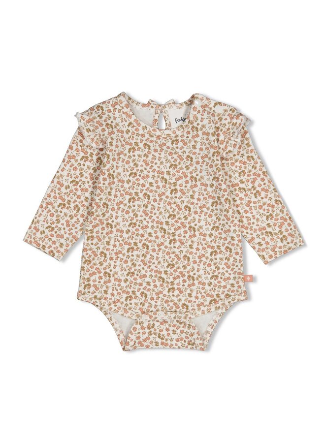 Romper AOP - Fall in Love 50200270 | Offwhite (600)