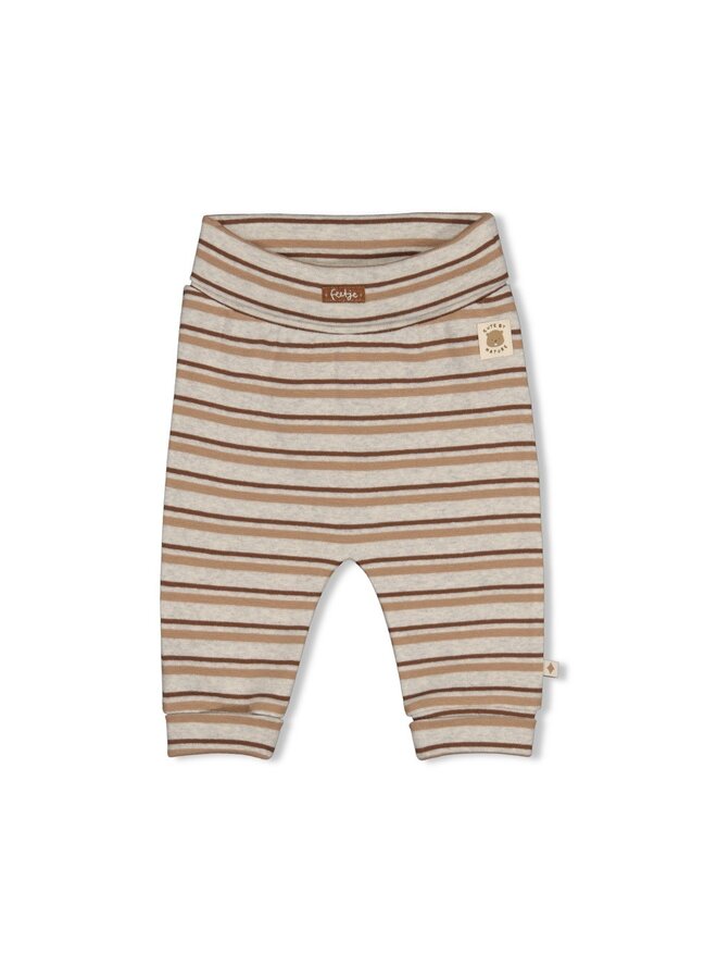 Broek rib met streep - Tiny Timber Tales 52202553 | Grijs melange (665)