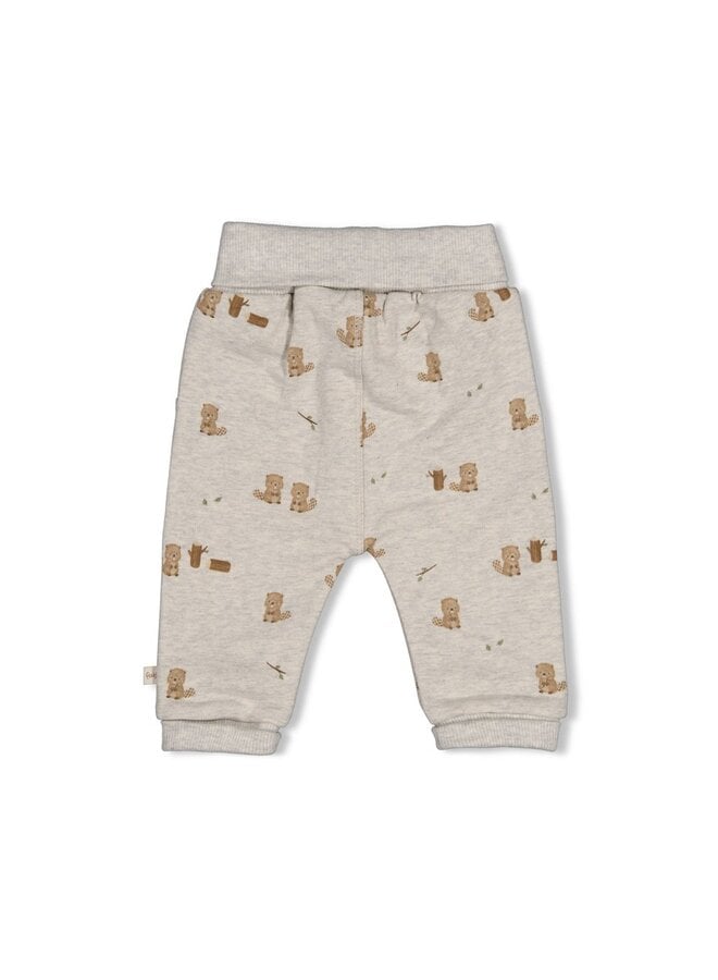 Broek AOP - Tiny Timber Tales 52202551 | Grijs melange (665)