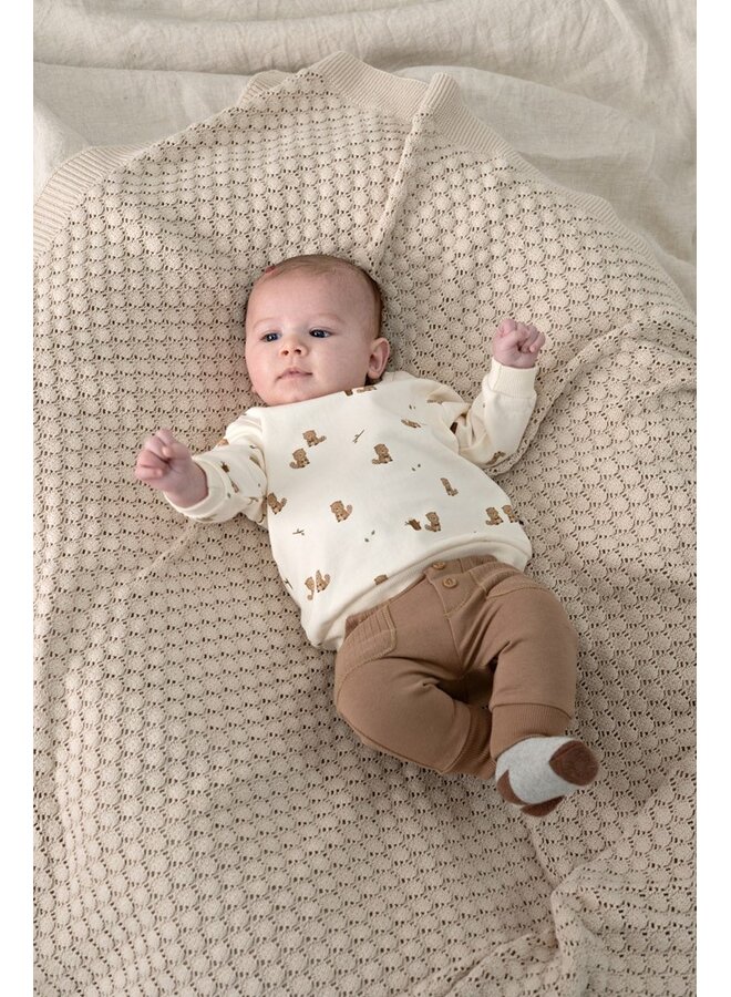 Sweater AOP relaxed fit - Tiny Timber Tales 51602785 | Offwhite (600)