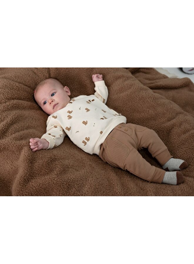 Sweater AOP relaxed fit - Tiny Timber Tales 51602785 | Offwhite (600)