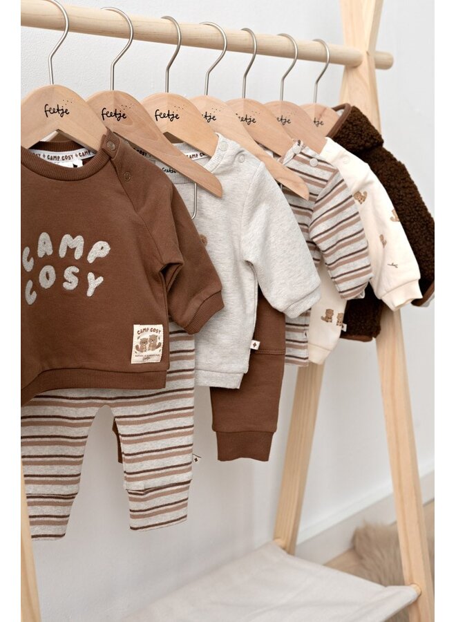 Sweater AOP relaxed fit - Tiny Timber Tales 51602785 | Offwhite (600)