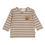 Longsleeve rib met streep - Tiny Timber Tales 51602783 | Grijs melange (665)