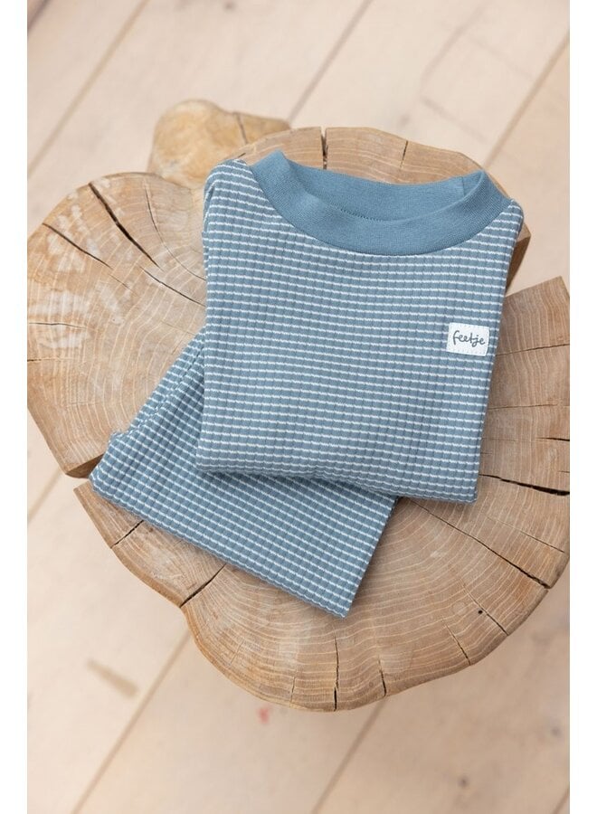 Pyjama wafel | Ice Blue