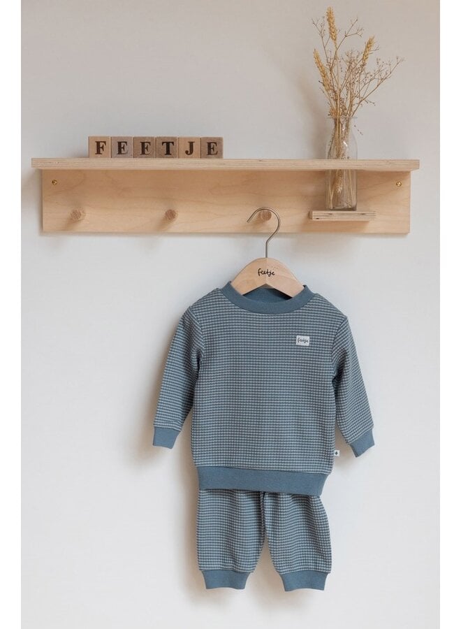 Pyjama wafel | Ice Blue