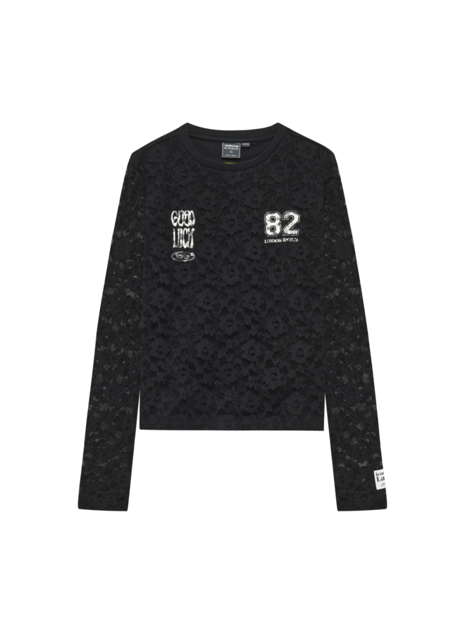 Longsleeve Lace  970954 | Black -1999 (AW26)
