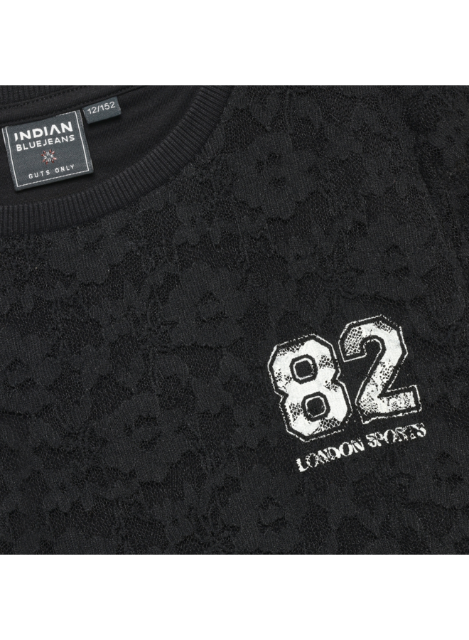 Longsleeve Lace  970954 | Black -1999 (AW26)
