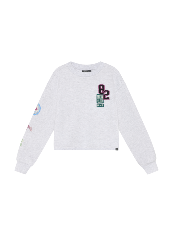 Sweater Patches 970968 | Grey White Melange -1232 (AW26)