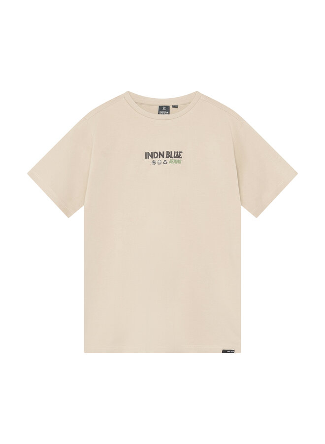 T-Shirt Indian Blue  960741 | Pale Sand -2156 (AW26)