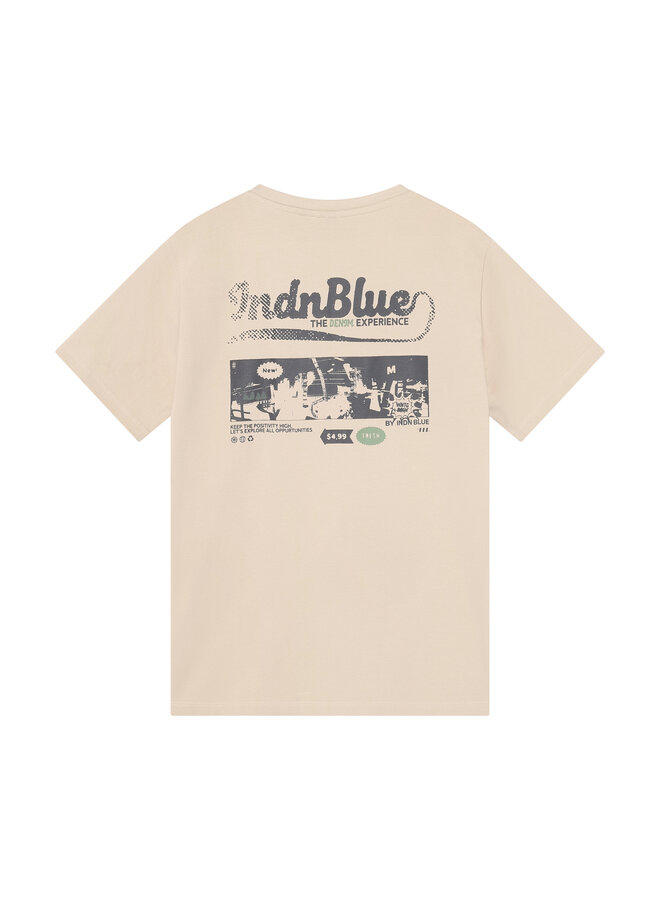 T-Shirt Indian Blue  960741 | Pale Sand -2156 (AW26)