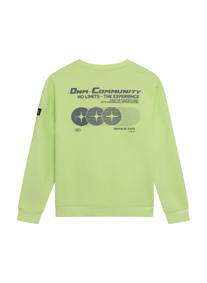 Loose Fit Sweat INDN Brushed 960758 | Fresh Lime-9825 (AW26)