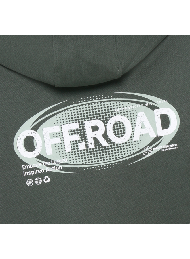 Hoodie Indian Brushed 960769 | Dust Army-9887 (AW26)