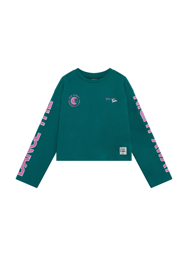 Longsleeve Relaxed Fit Print 970946 | Spruced-up -9918 (AW26)