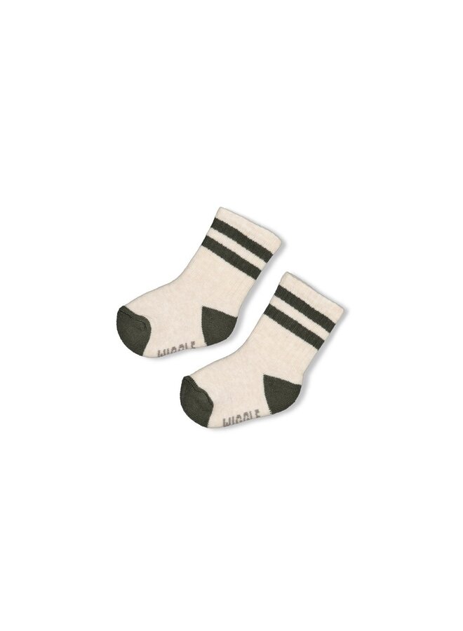 Sokken - Wiggle and Waddle 50400384 | Offwhite melange (610)
