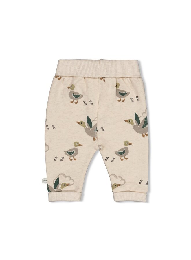 Broek AOP - Wiggle and Waddle 52202599 | Offwhite melange (610)
