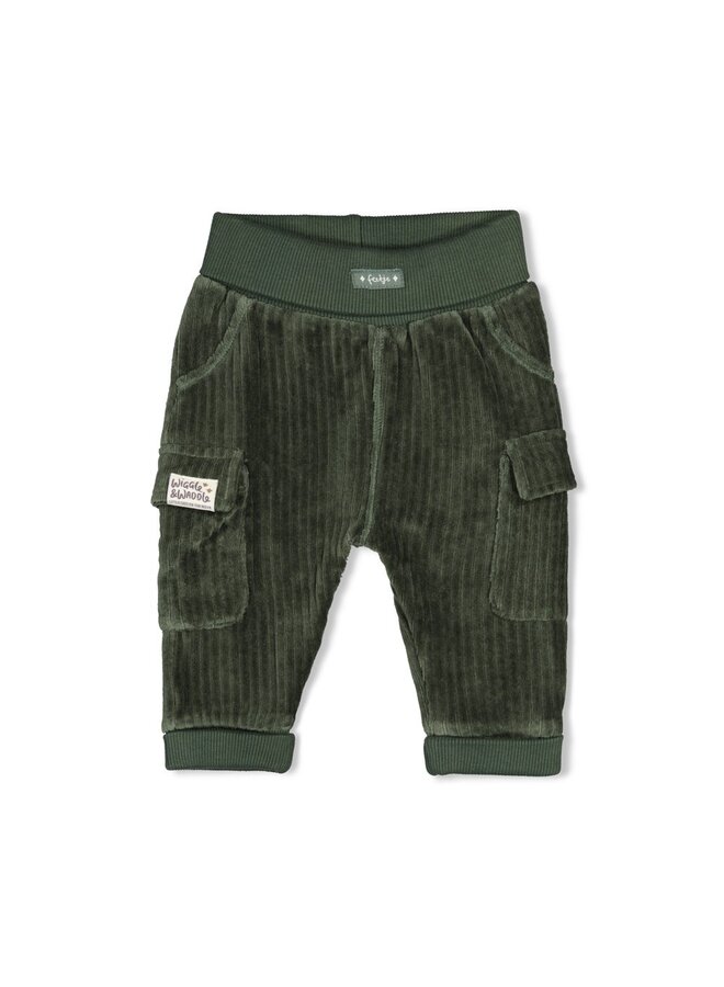Broek velours rib - Wiggle and Waddle 52202598 | Groen (300)
