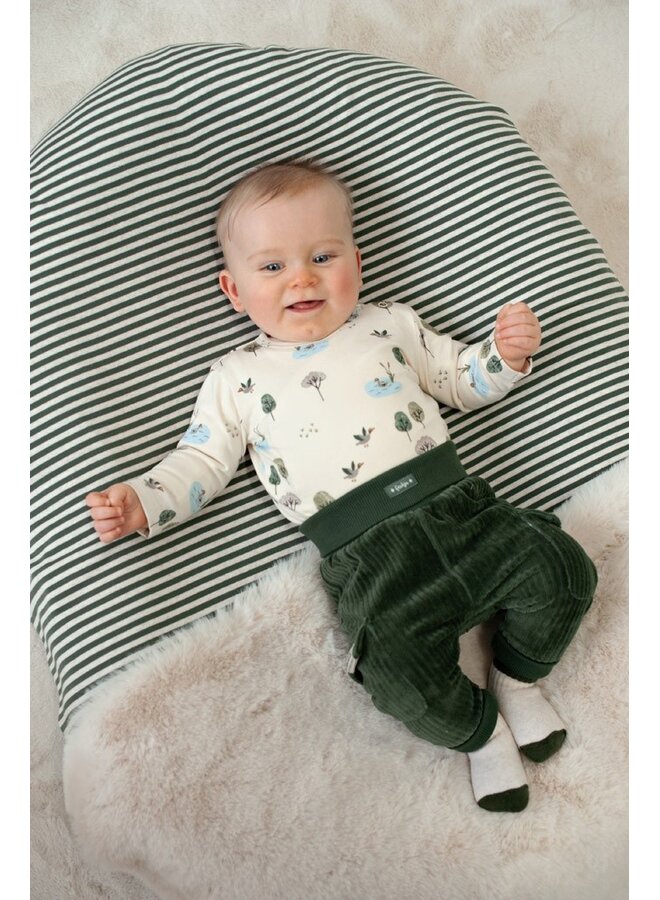 Broek velours rib - Wiggle and Waddle 52202598 | Groen (300)