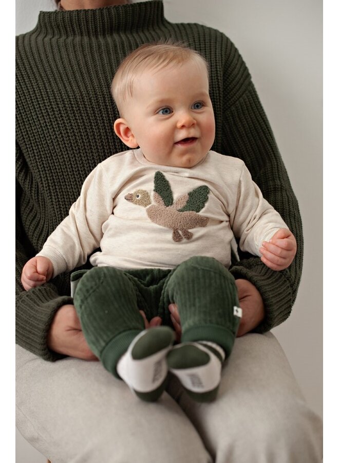Broek velours rib - Wiggle and Waddle 52202598 | Groen (300)