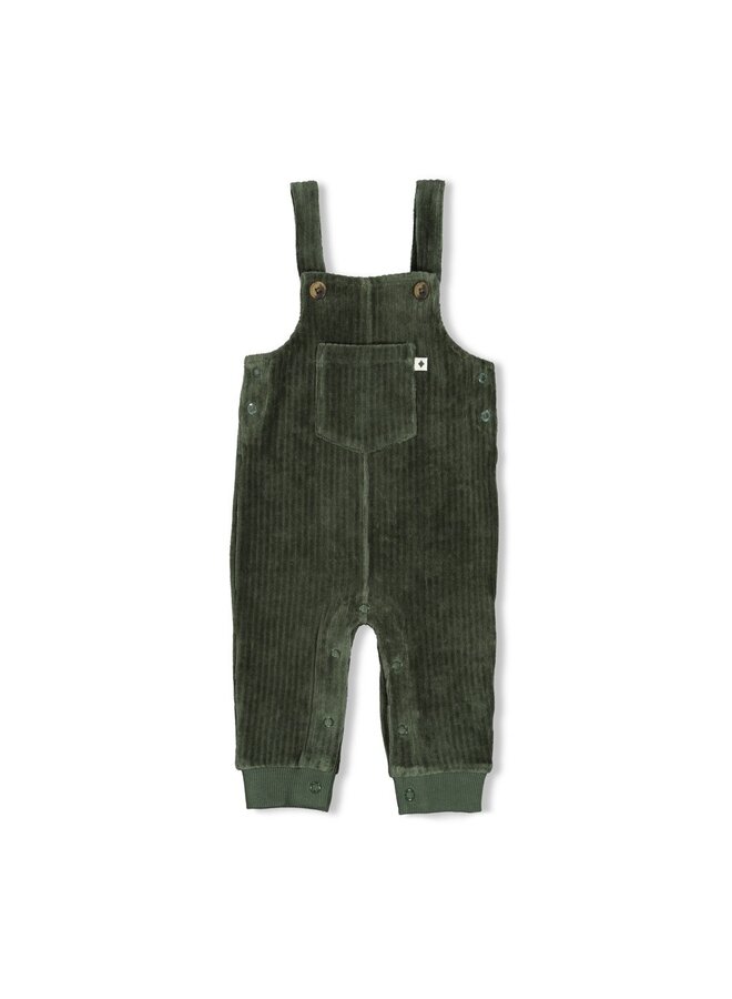 Tuinbroek velours rib - Wiggle and Waddle 52000143 | Groen (300)