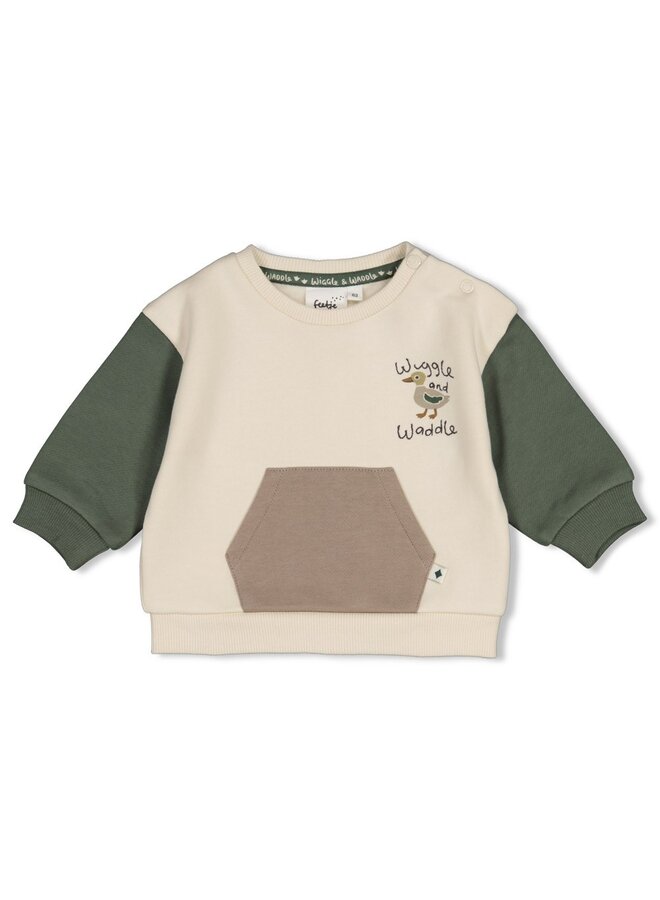 Sweater relaxed fit - Wiggle and Waddle 51602841 | Offwhite (600)
