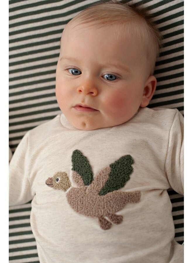 Sweater - Wiggle and Waddle 51602840 | Offwhite melange (610)
