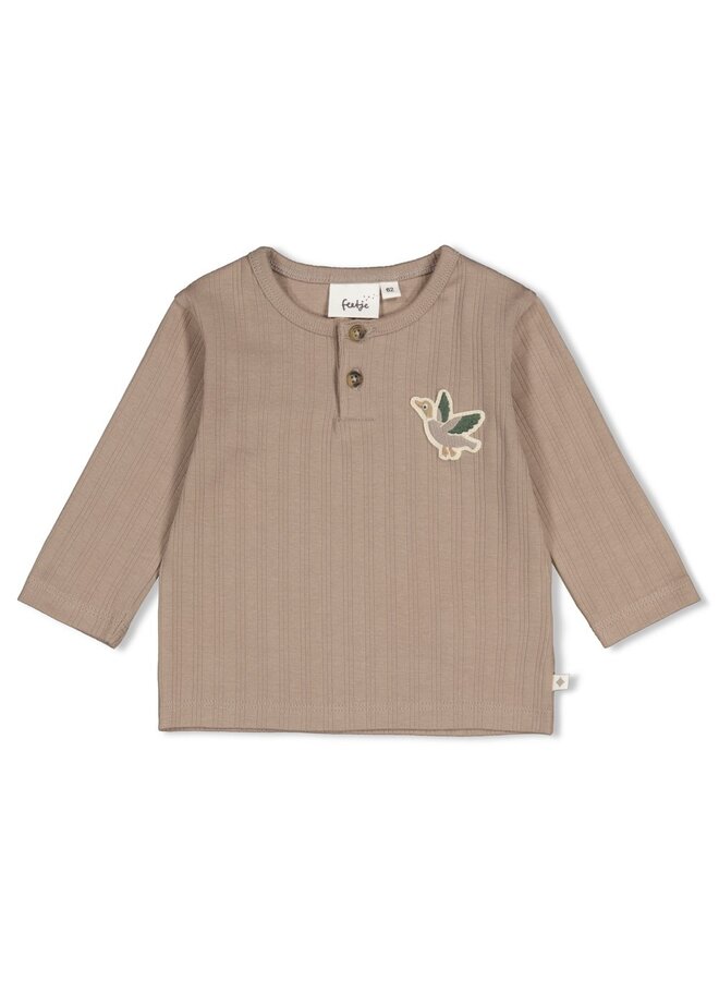 Longsleeve rib - Wiggle and Waddle 51602839 | Grijs (650)