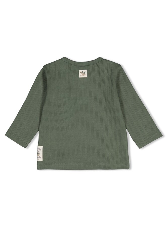 Longsleeve rib - Wiggle and Waddle 51602838 | Groen (300)