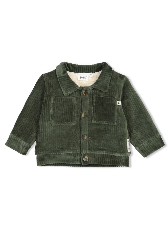 Jasje velours rib - Wiggle and Waddle 51300579 | Groen (300)