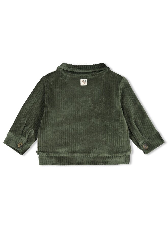 Jasje velours rib - Wiggle and Waddle 51300579 | Groen (300)