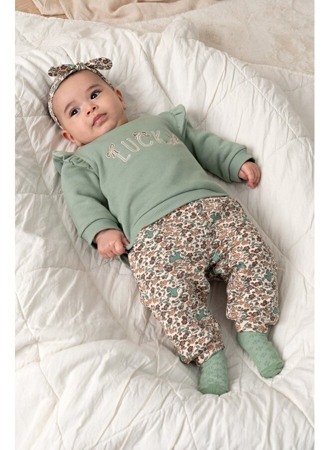 Broek AOP - Lucky Bloombird 52202633 | Offwhite (600)