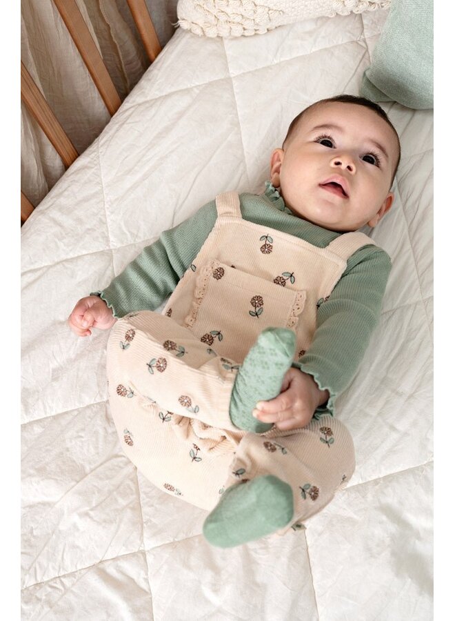 Longsleeve pointelle rib - Lucky Bloombird 51602891 | Jade Groen (335)