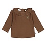 Longsleeve pointelle rib - Lucky Bloombird 51602890 | Bruin (400)