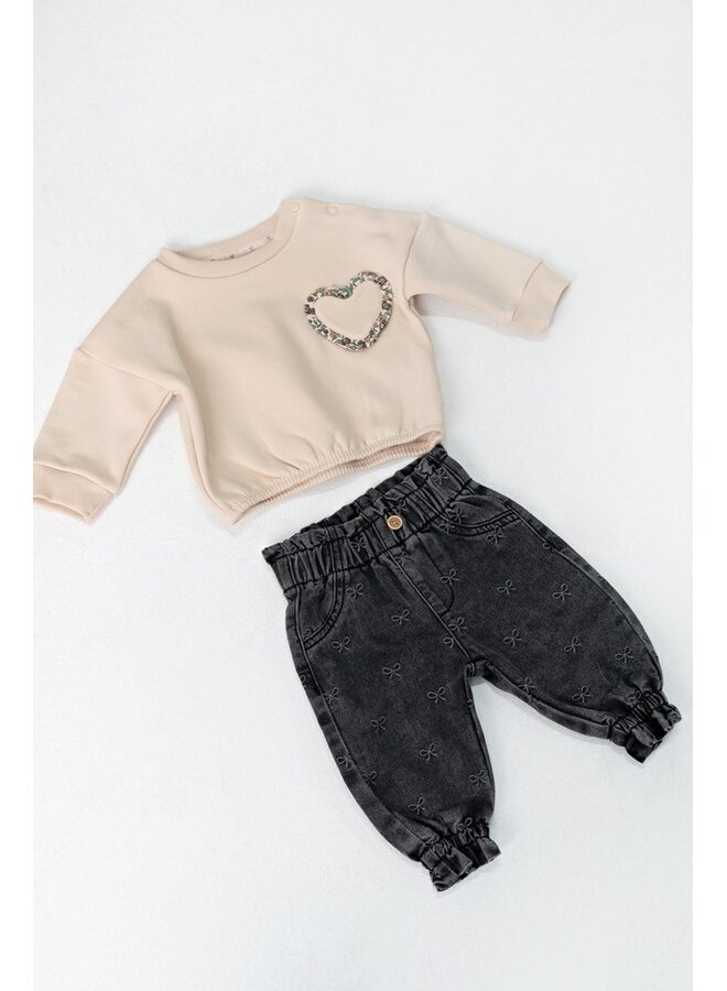 Sweater boxy oversized - Lucky Bloombird 51602887 | Offwhite (600)