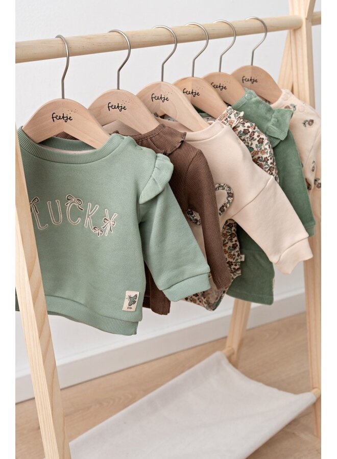 Sweater boxy oversized - Lucky Bloombird 51602887 | Offwhite (600)