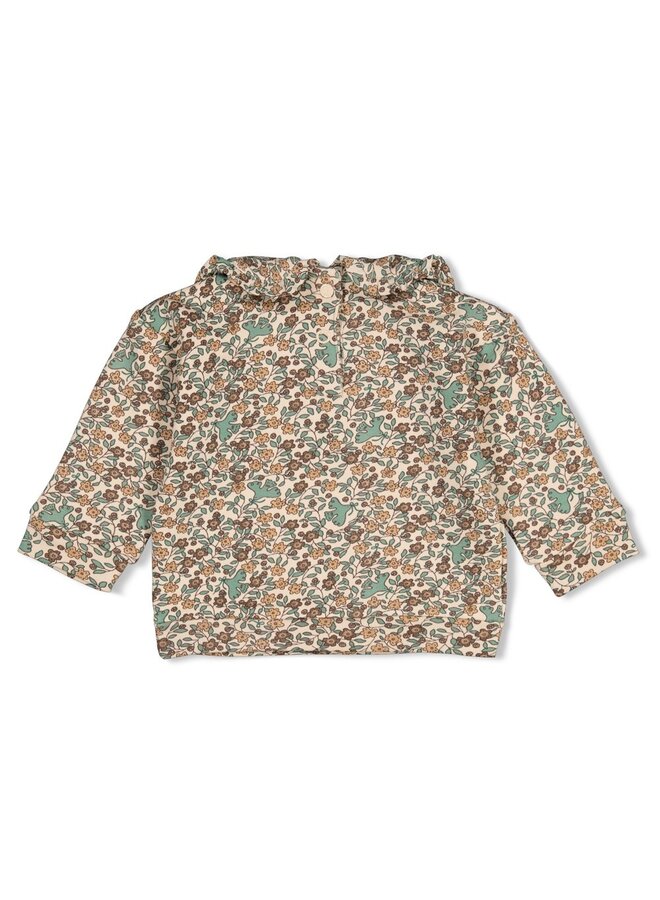 Sweater AOP relaxed fit - Lucky Bloombird 51602886 | Offwhite (600)