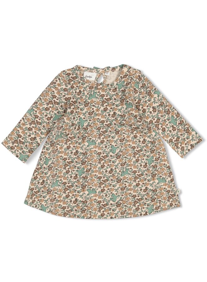 Jurk AOP - Lucky Bloombird 51400602 | Offwhite (600)