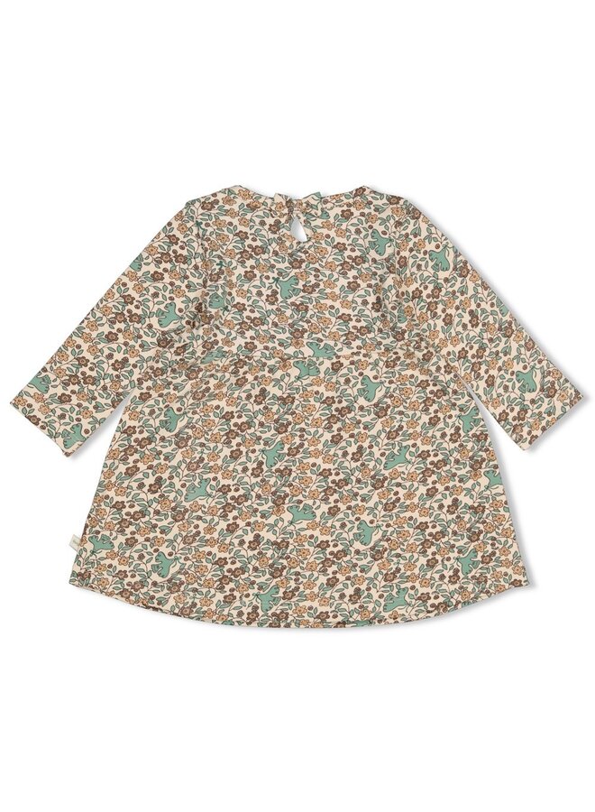 Jurk AOP - Lucky Bloombird 51400602 | Offwhite (600)