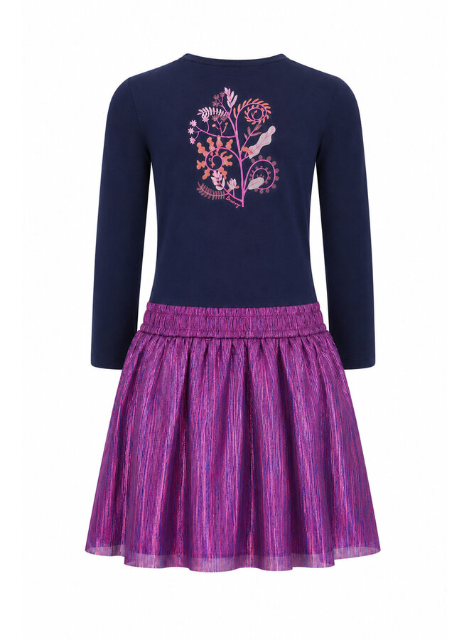 B.Nosy Daisy Dress Y607-5857 | Navy-190 (W26)