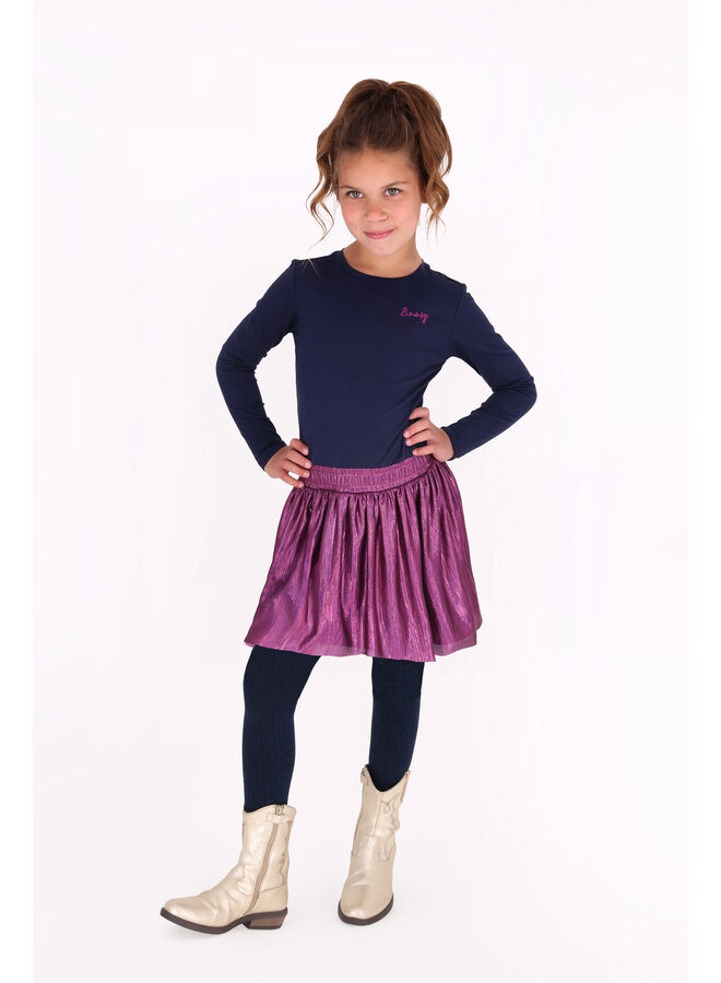 B.Nosy Daisy Dress Y607-5857 | Navy-190 (W26)