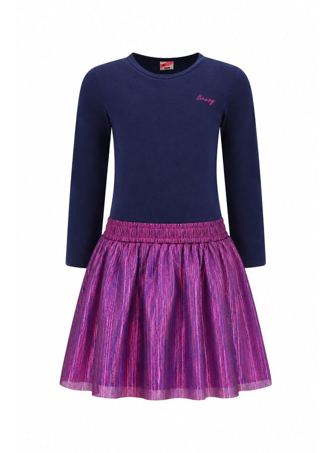 B.Nosy Daisy Dress Y607-5857 | Navy-190 (W26)