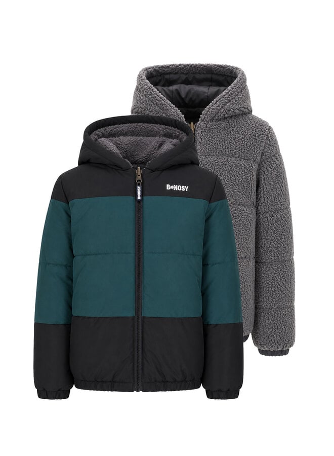 Jari B.Nosy boys revesible jacket Y608-6220 | Black-099 (W26)