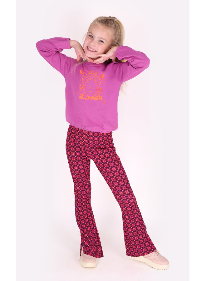 B.Nosy Pepper Flared Pants Y607-5620 | SMART AOP-990 (W26)